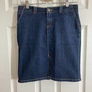 Lacoste Denim Pencil Skirt Size 28